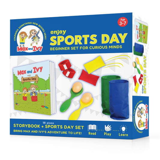 Max and Ivy Enjoy Sports Day – Read, Play, Learn Sports Set