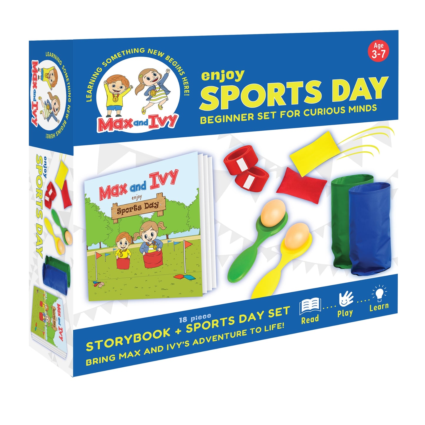Max and Ivy Enjoy Sports Day – Read, Play, Learn Sports Set