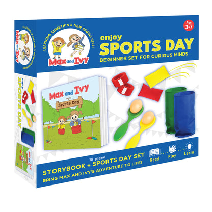 Max and Ivy Enjoy Sports Day – Read, Play, Learn Sports Set