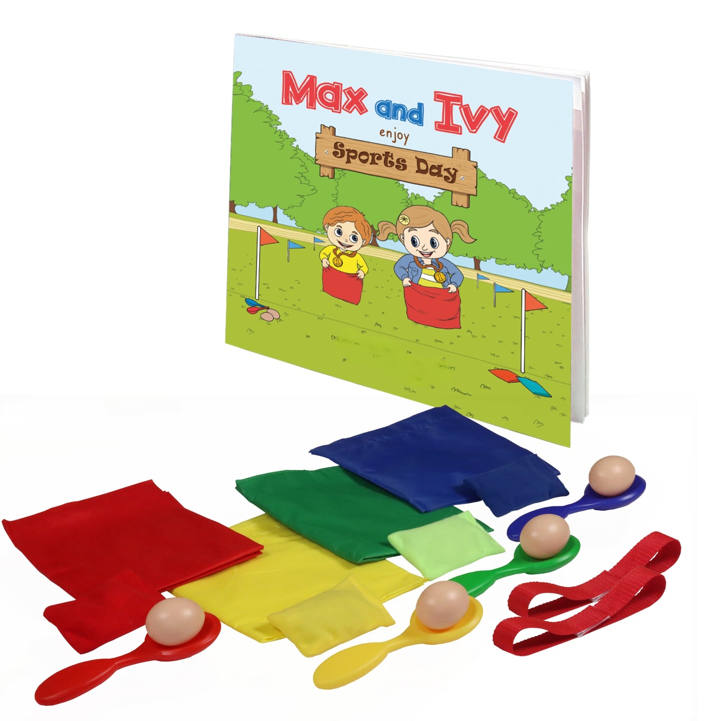 Max and Ivy Enjoy Sports Day – Read, Play, Learn Sports Set