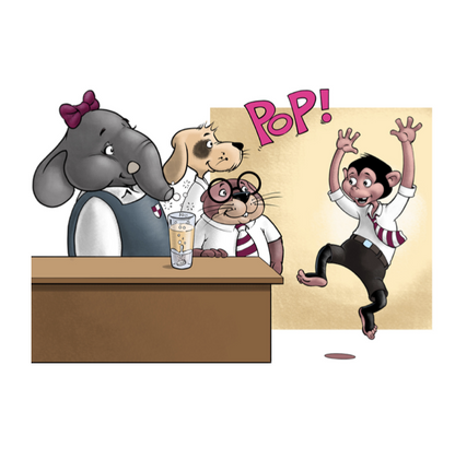 Charlie, a chimpanzee with ADHD