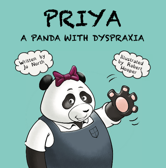 Priya, a panda with dyspraxia