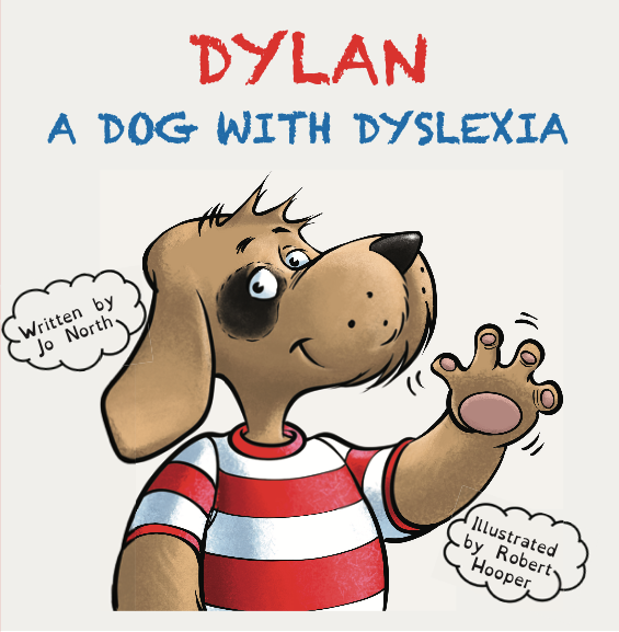 Dylan, a dog with dyslexia