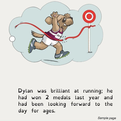 Dylan, a dog with dyslexia