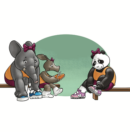 Priya, a panda with dyspraxia