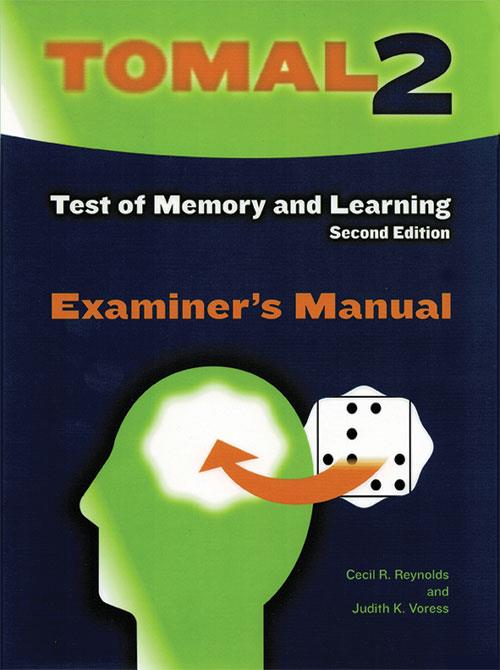 TOMAL-2 Test Kit-Test of Memory and Learning - 2nd Edition
