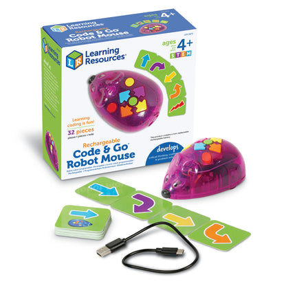 Rechargeable Code & Go Robot Mouse