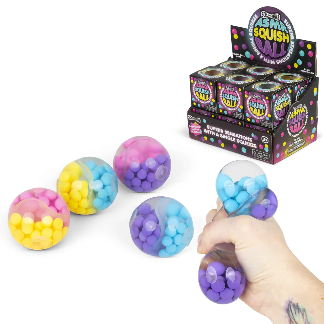 Scrunchems Sensory Sugar Shapes - Squeezable Toy