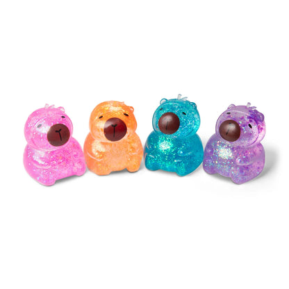 Scrunchems Sugar Capybara Squishy - Glitter Gel Fidget Toy