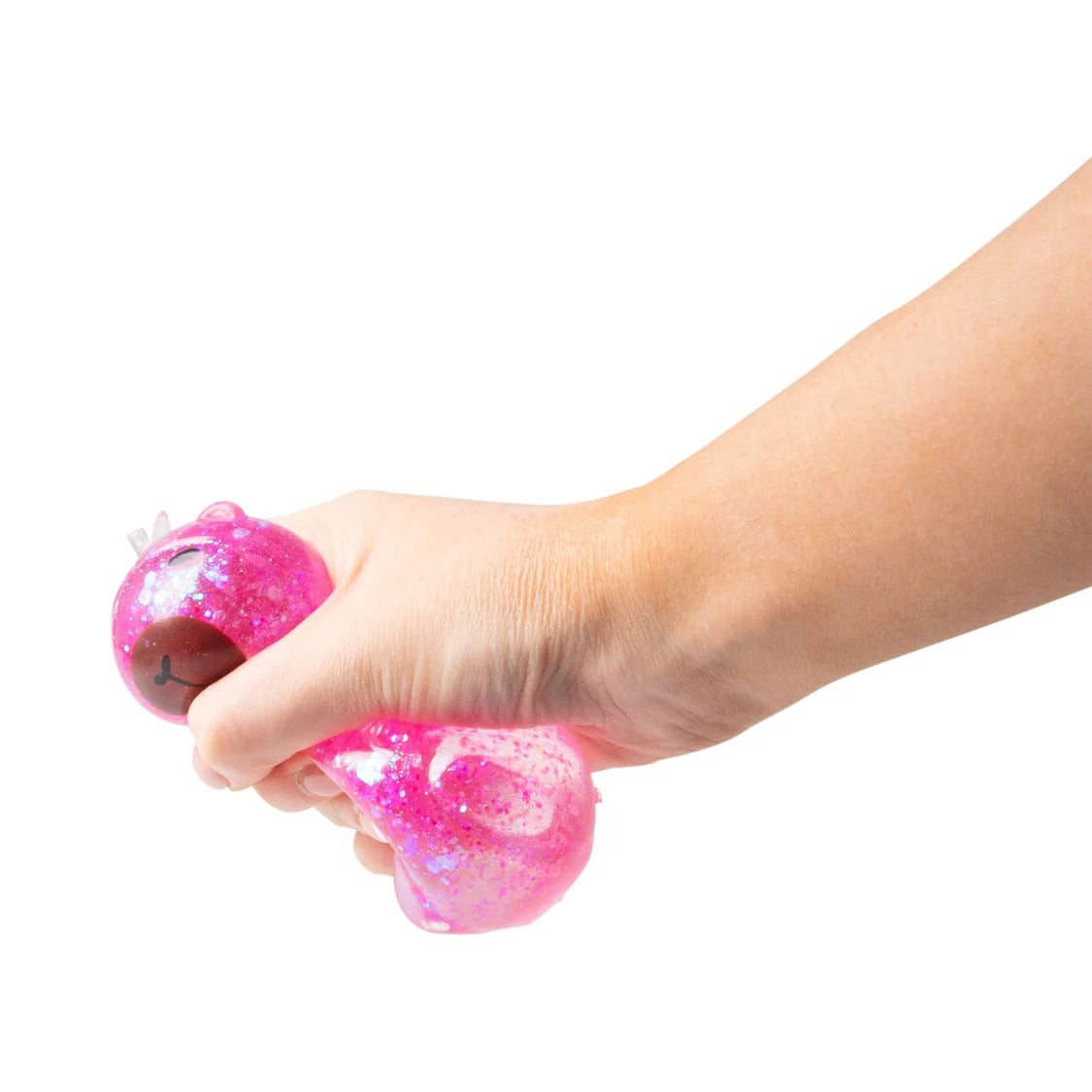 Scrunchems Sugar Capybara Squishy - Glitter Gel Fidget Toy