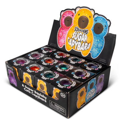 Scrunchems Sugar Capybara Squishy - Glitter Gel Fidget Toy