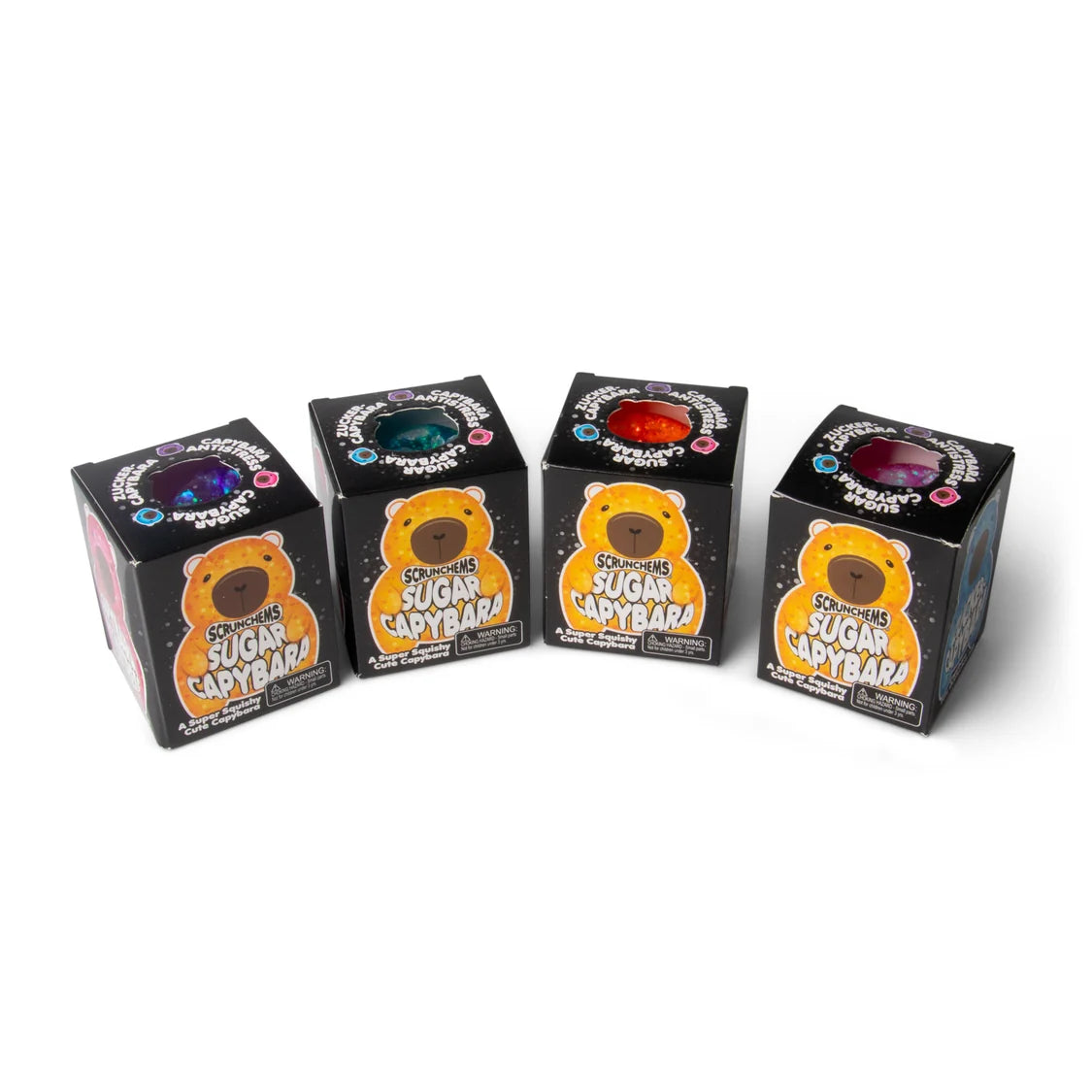 Scrunchems Sugar Capybara Squishy - Glitter Gel Fidget Toy