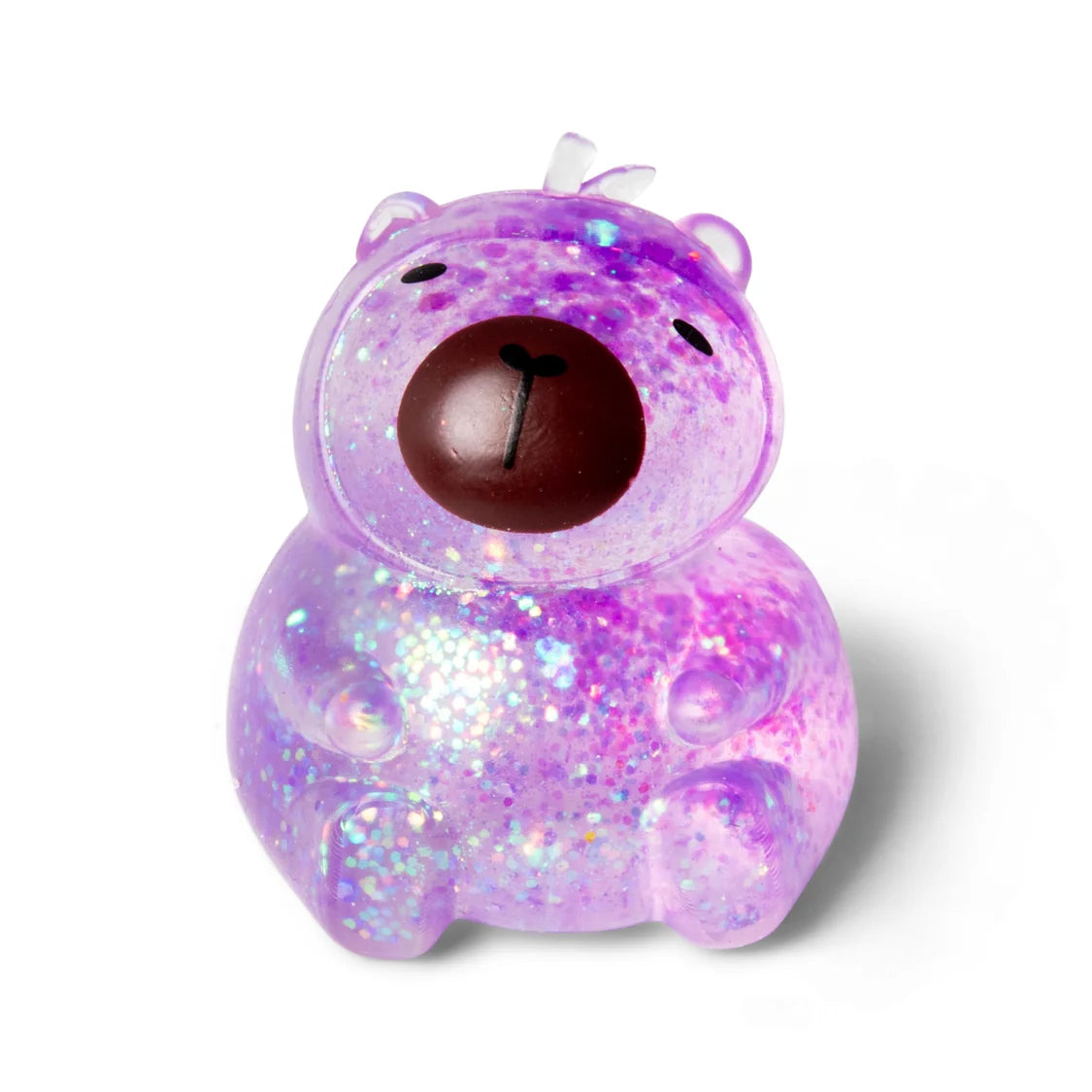Scrunchems Sugar Capybara Squishy - Glitter Gel Fidget Toy