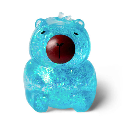 Scrunchems Sugar Capybara Squishy - Glitter Gel Fidget Toy