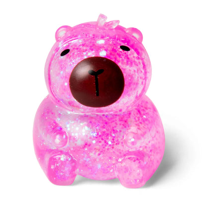 Scrunchems Sugar Capybara Squishy - Glitter Gel Fidget Toy