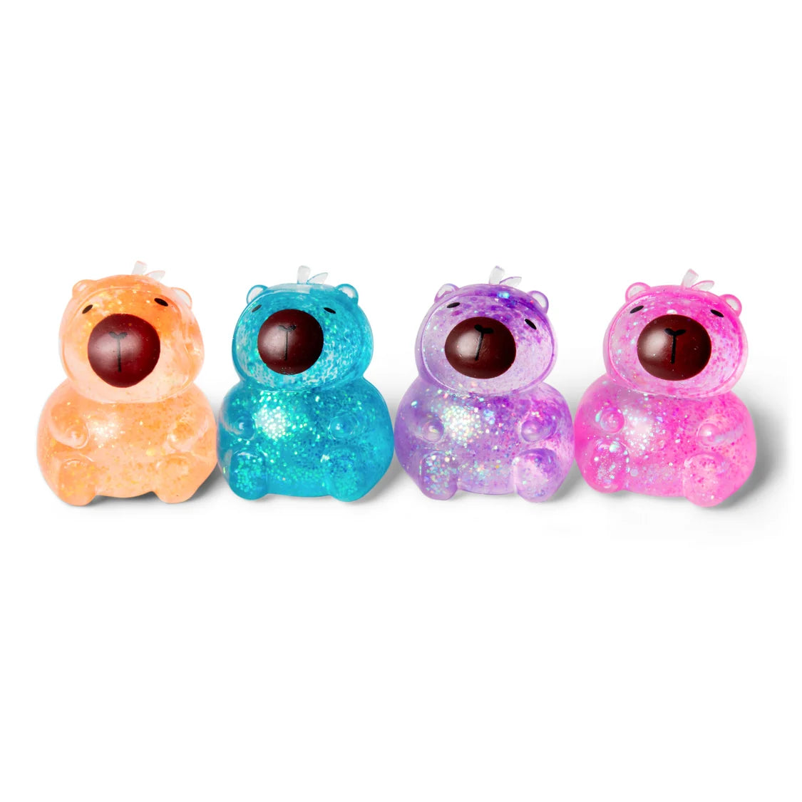 Scrunchems Sugar Capybara Squishy - Glitter Gel Fidget Toy
