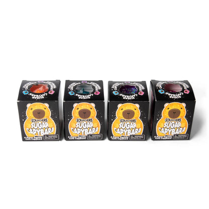 Scrunchems Sugar Capybara Squishy - Glitter Gel Fidget Toy