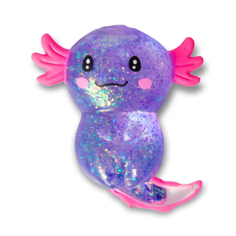 Scrunchems Sugar Axolotl - Squeezable Sensory Toy