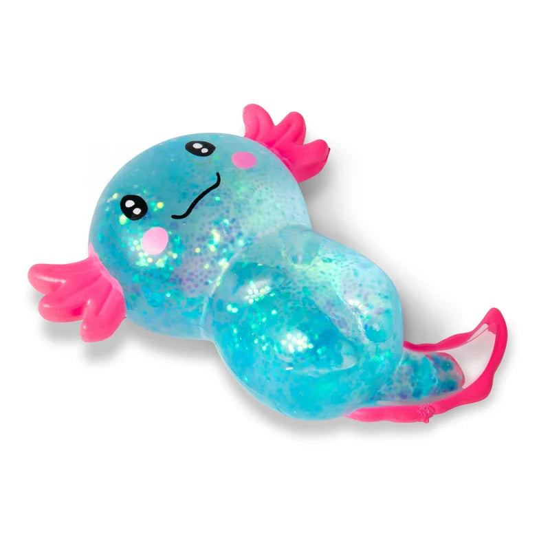 Scrunchems Sugar Axolotl - Squeezable Sensory Toy