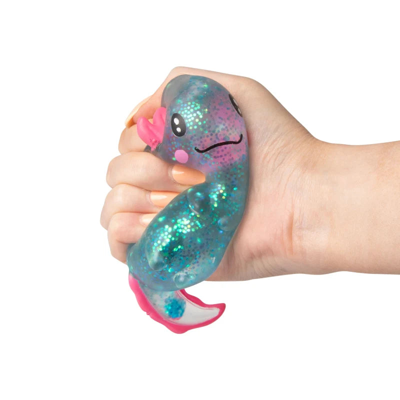 Scrunchems Sugar Axolotl - Squeezable Sensory Toy