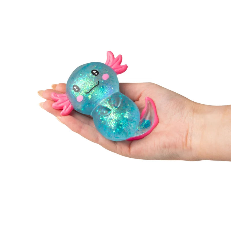 Scrunchems Sugar Axolotl - Squeezable Sensory Toy