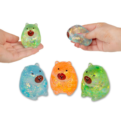 Scrunchems Mini Sugar Capybaras 3 Pack - Gel Squishy Fidget Toys