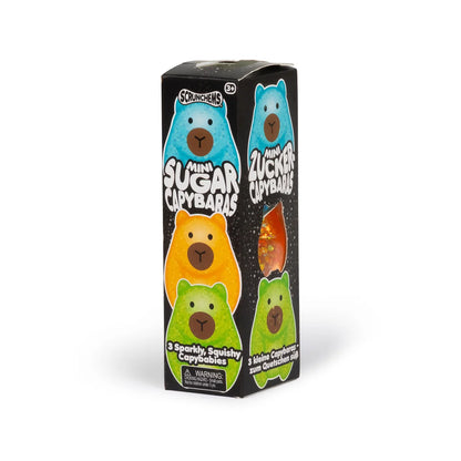 Scrunchems Mini Sugar Capybaras 3 Pack - Gel Squishy Fidget Toys