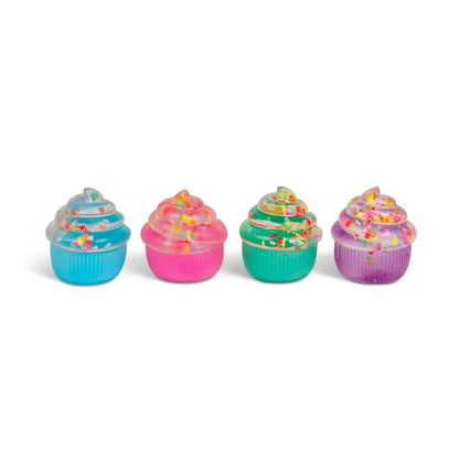 Scrunchems Sugar Cupcake - Squishy Sensory Toy with Gel and Sprinkles