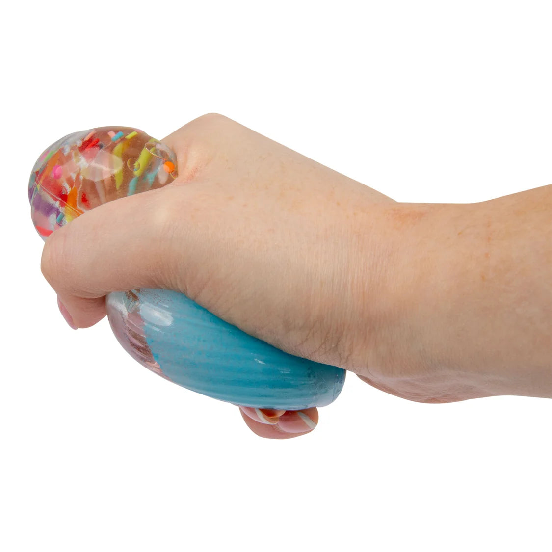 Scrunchems Sugar Cupcake - Squishy Sensory Toy with Gel and Sprinkles