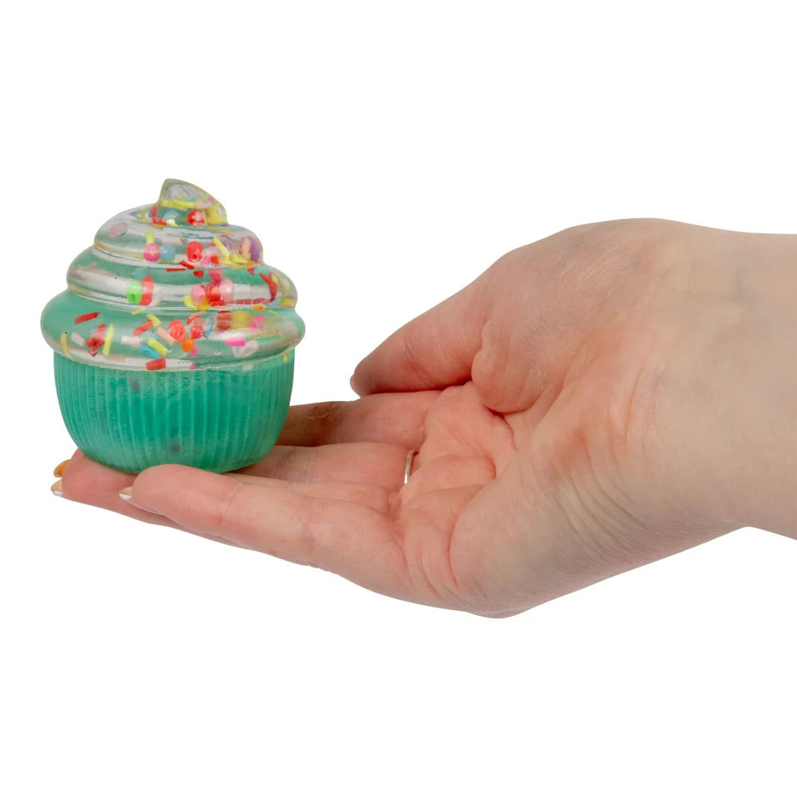 Scrunchems Sugar Cupcake - Squishy Sensory Toy with Gel and Sprinkles