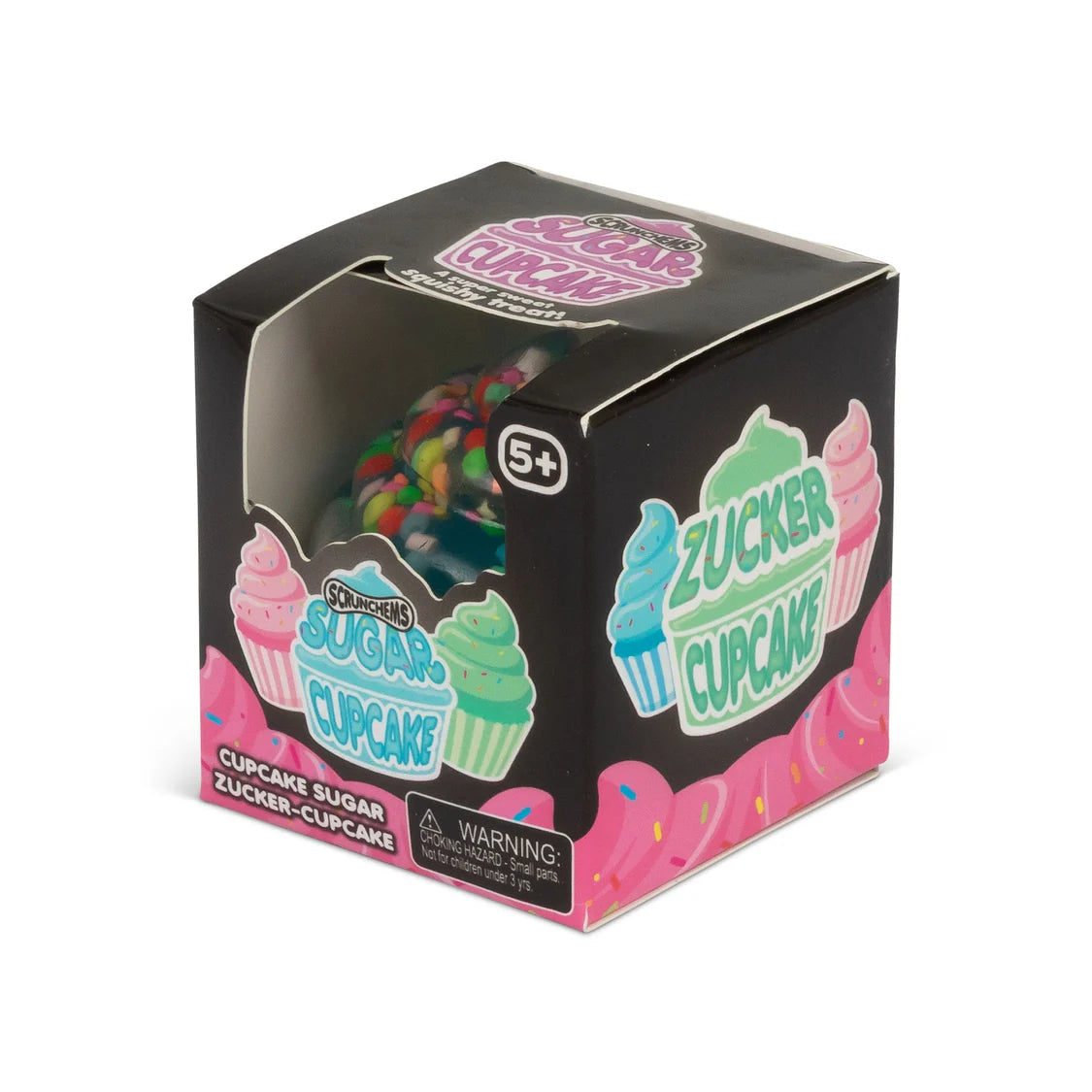 Scrunchems Sugar Cupcake - Squishy Sensory Toy with Gel and Sprinkles