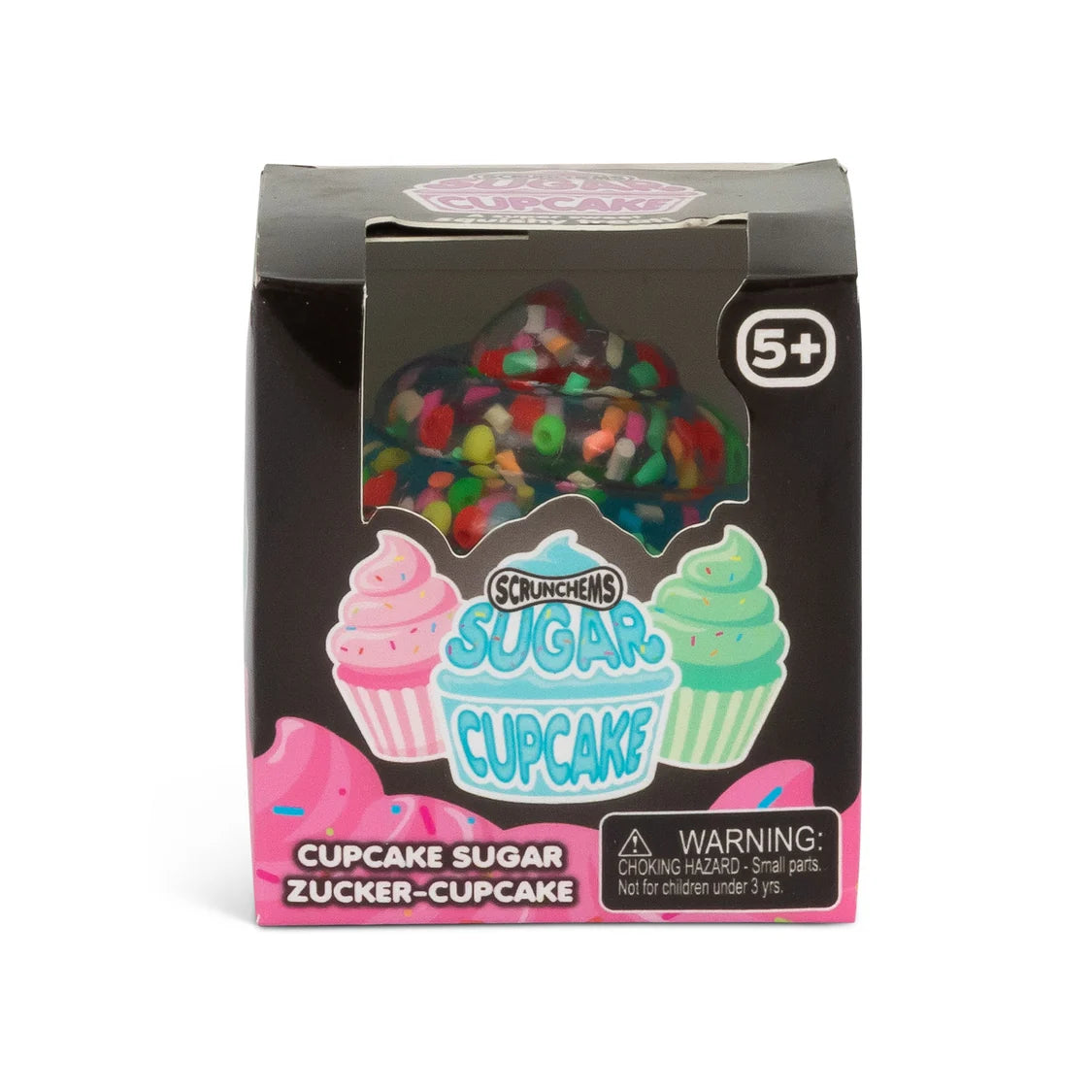 Scrunchems Sugar Cupcake - Squishy Sensory Toy with Gel and Sprinkles