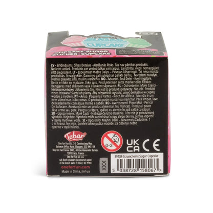 Scrunchems Sugar Cupcake - Squishy Sensory Toy with Gel and Sprinkles