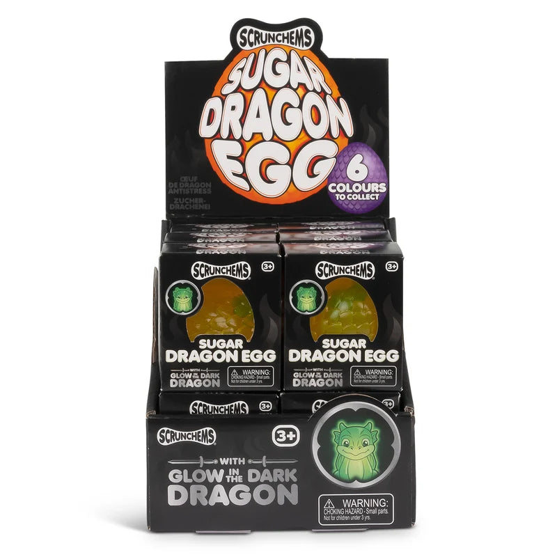 Scrunchems Sugar Dragon Egg - Squishy Sensory Ball