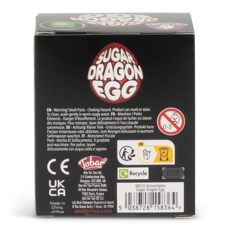 Scrunchems Sugar Dragon Egg - Squishy Sensory Ball