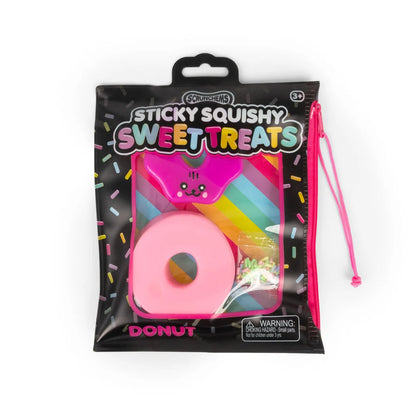 Scrunchems Sweet Treats Sticky Squishy Donut - Customisable Sensory Toy