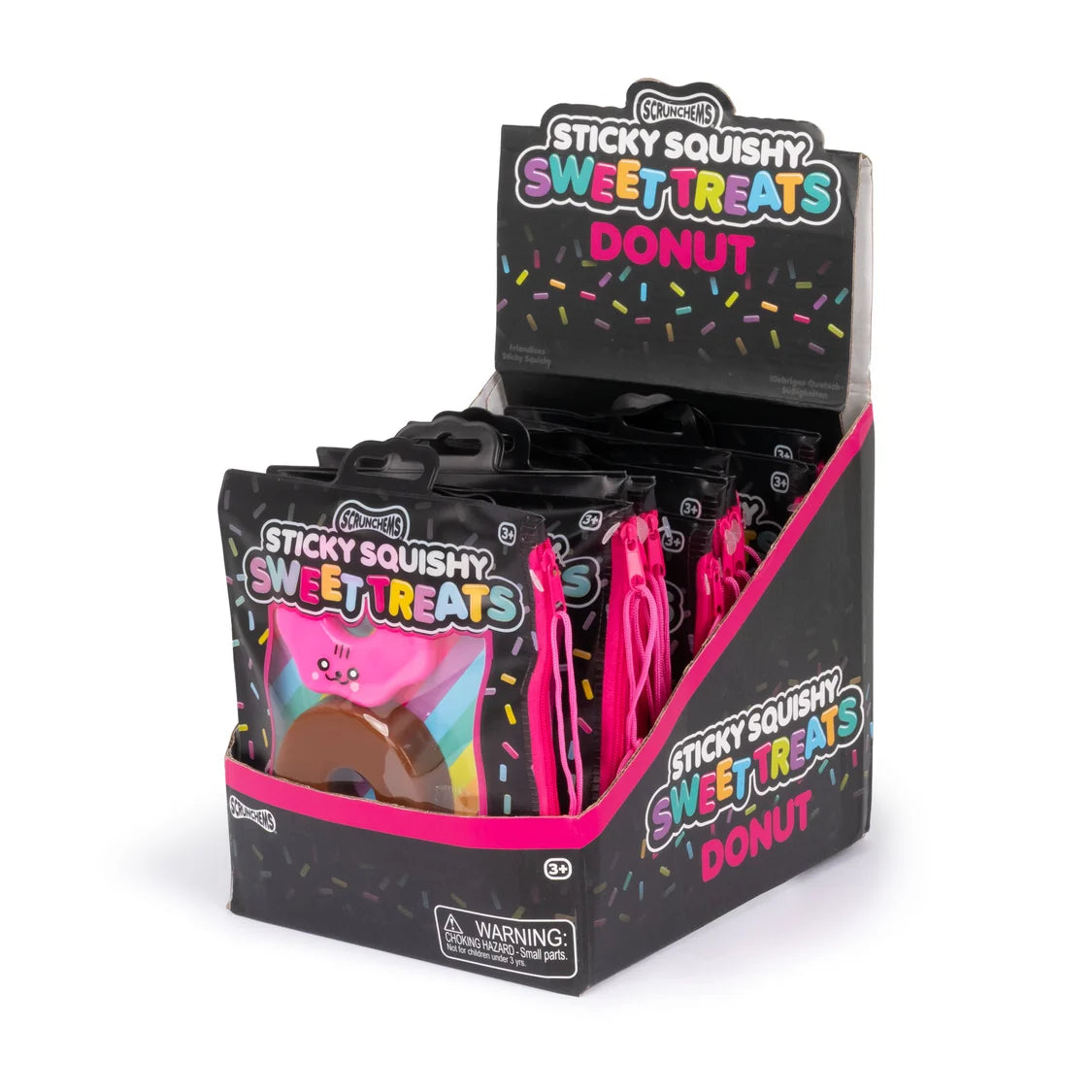 Scrunchems Sweet Treats Sticky Squishy Donut - Customisable Sensory Toy