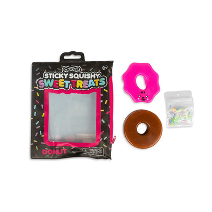 Scrunchems Sweet Treats Sticky Squishy Donut - Customisable Sensory Toy