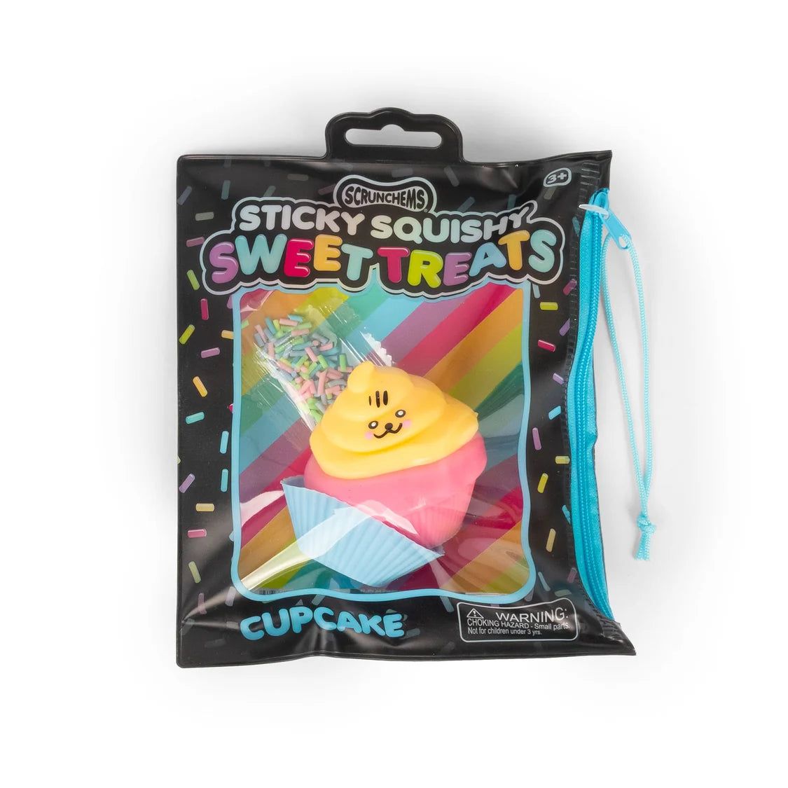 Scrunchems Sweet Treats Sticky Squishy Cupcake - Customisable Sensory Toy