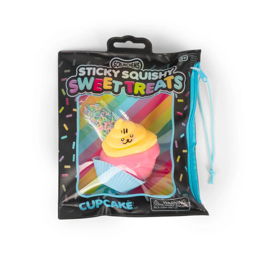 Scrunchems Sweet Treats Sticky Squishy Cupcake - Customisable Sensory Toy