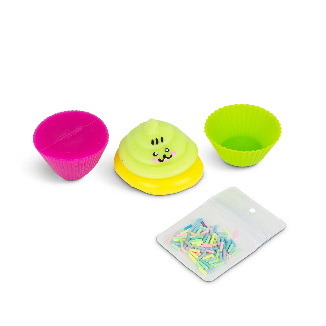 Scrunchems Sweet Treats Sticky Squishy Cupcake - Customisable Sensory Toy