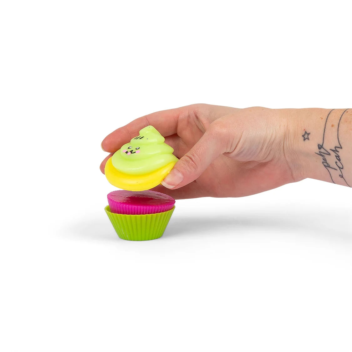 Scrunchems Sweet Treats Sticky Squishy Cupcake - Customisable Sensory Toy