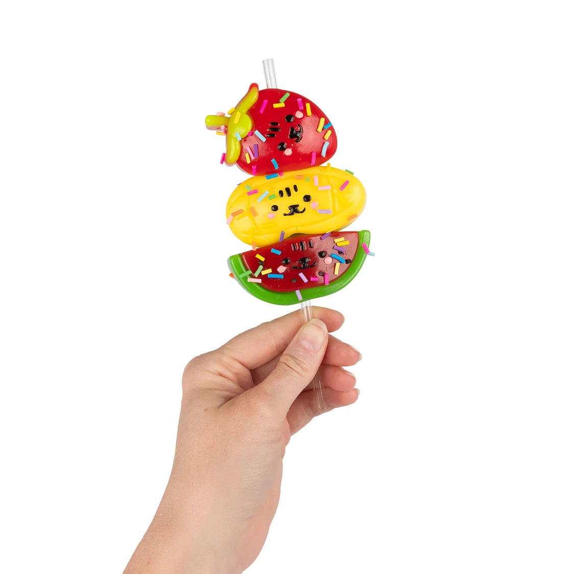 Scrunchems Sweet Treats Sticky Squishy Fruit Stack- Customisable Sensory Toy