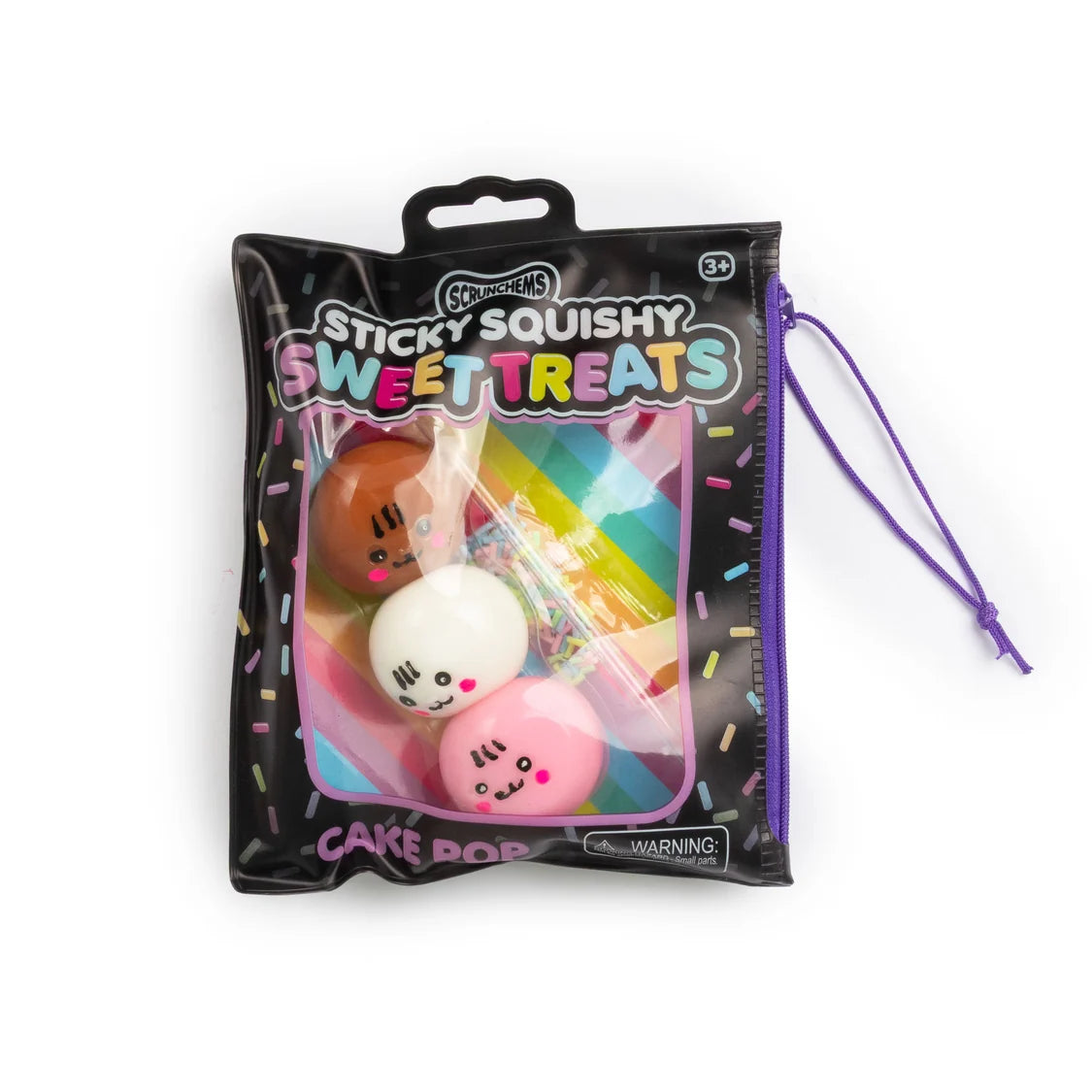 Scrunchems Sweet Treats Sticky Squishy Cake Pop - Customisable Sensory Toy
