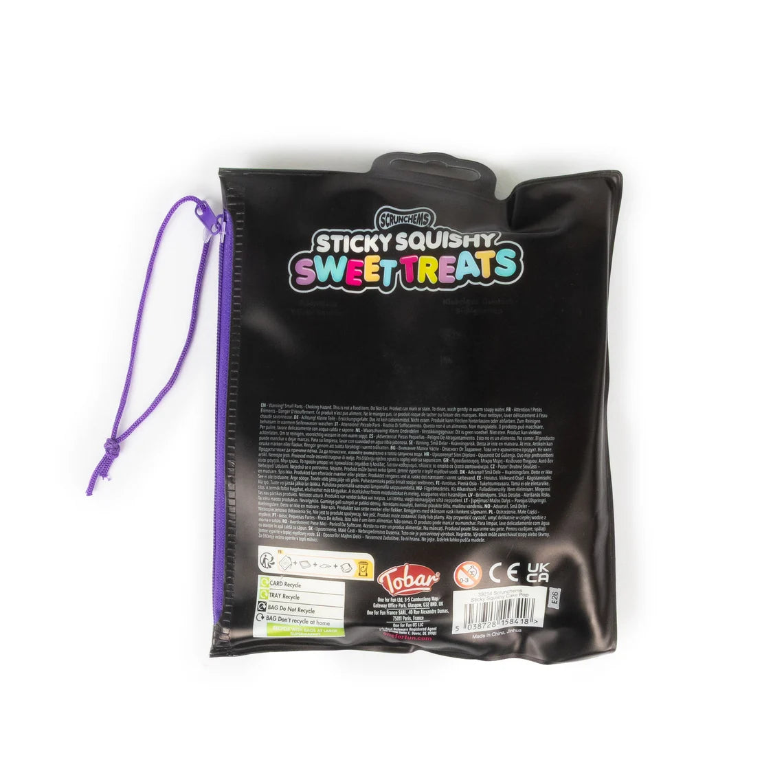 Scrunchems Sweet Treats Sticky Squishy Cake Pop - Customisable Sensory Toy