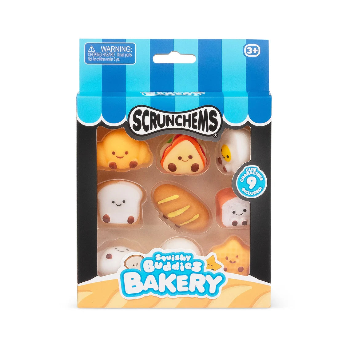 Scrunchems Squishy Buddies Bakery - 9 Pack Mochi Squishies