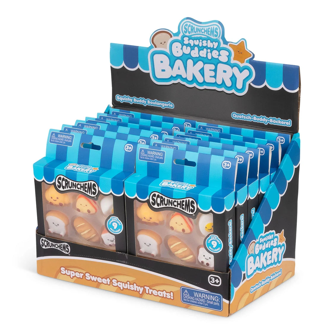 Scrunchems Squishy Buddies Bakery - 9 Pack Mochi Squishies