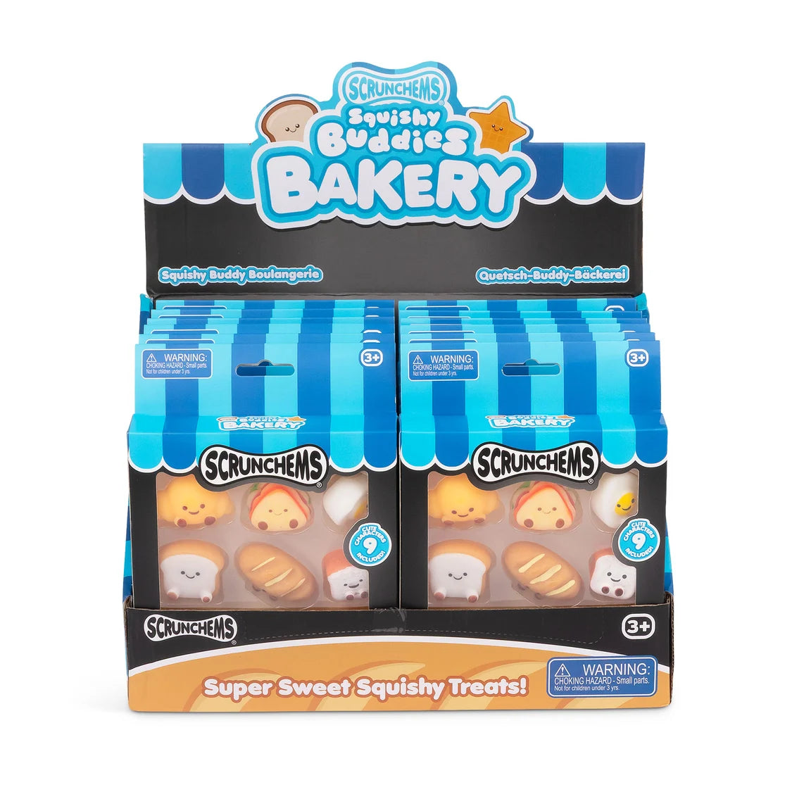 Scrunchems Squishy Buddies Bakery - 9 Pack Mochi Squishies