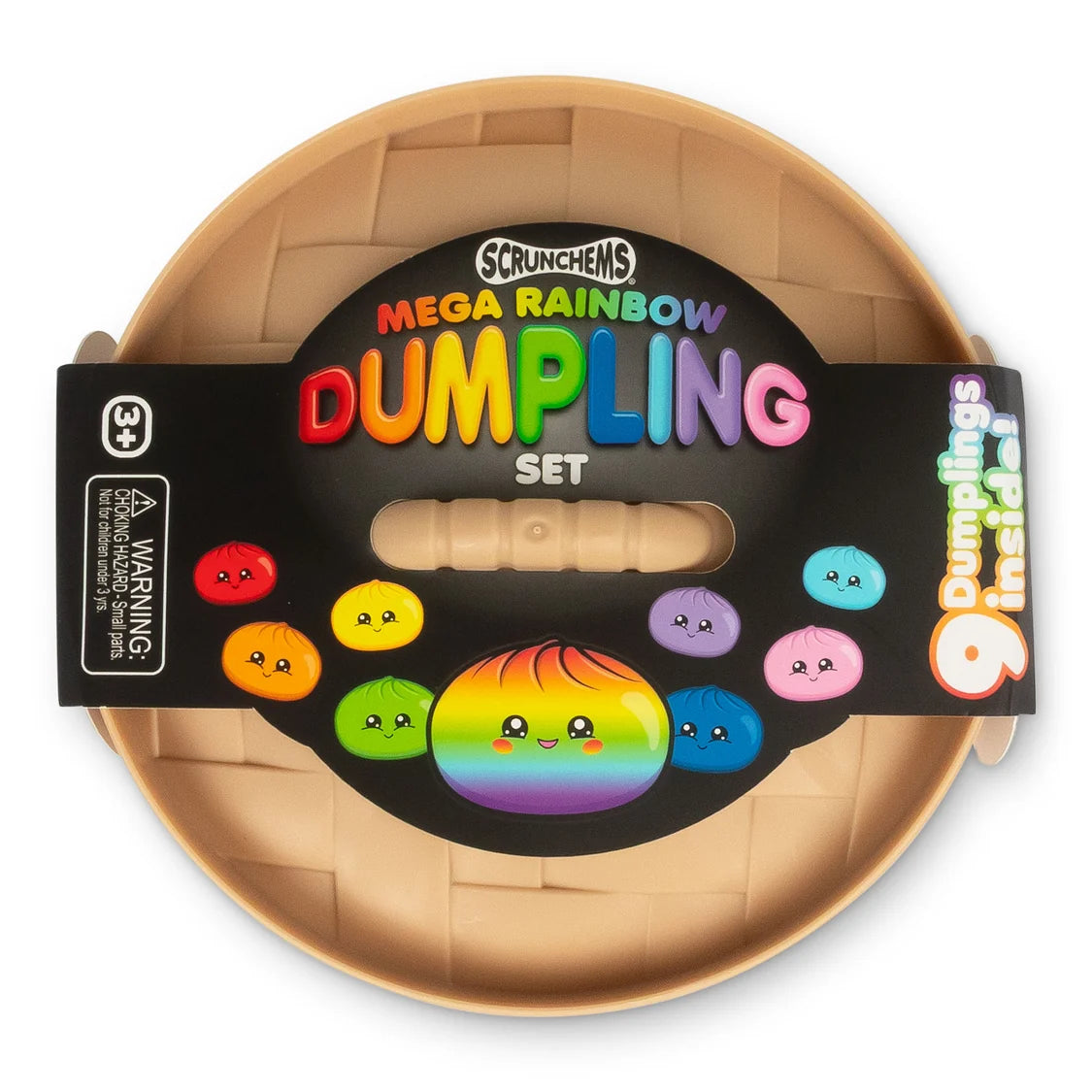 Scrunchems Mega Rainbow Dumpling Set - 9 Piece Squishy Toy Bundle