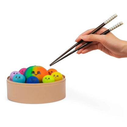Scrunchems Mega Rainbow Dumpling Set - 9 Piece Squishy Toy Bundle